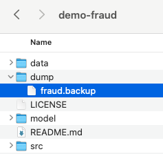 backup file