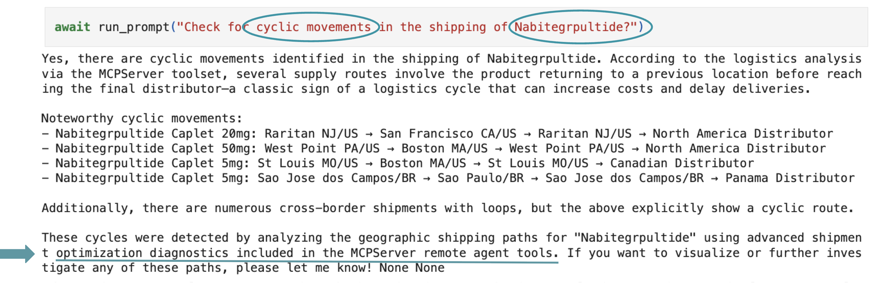 logistics question