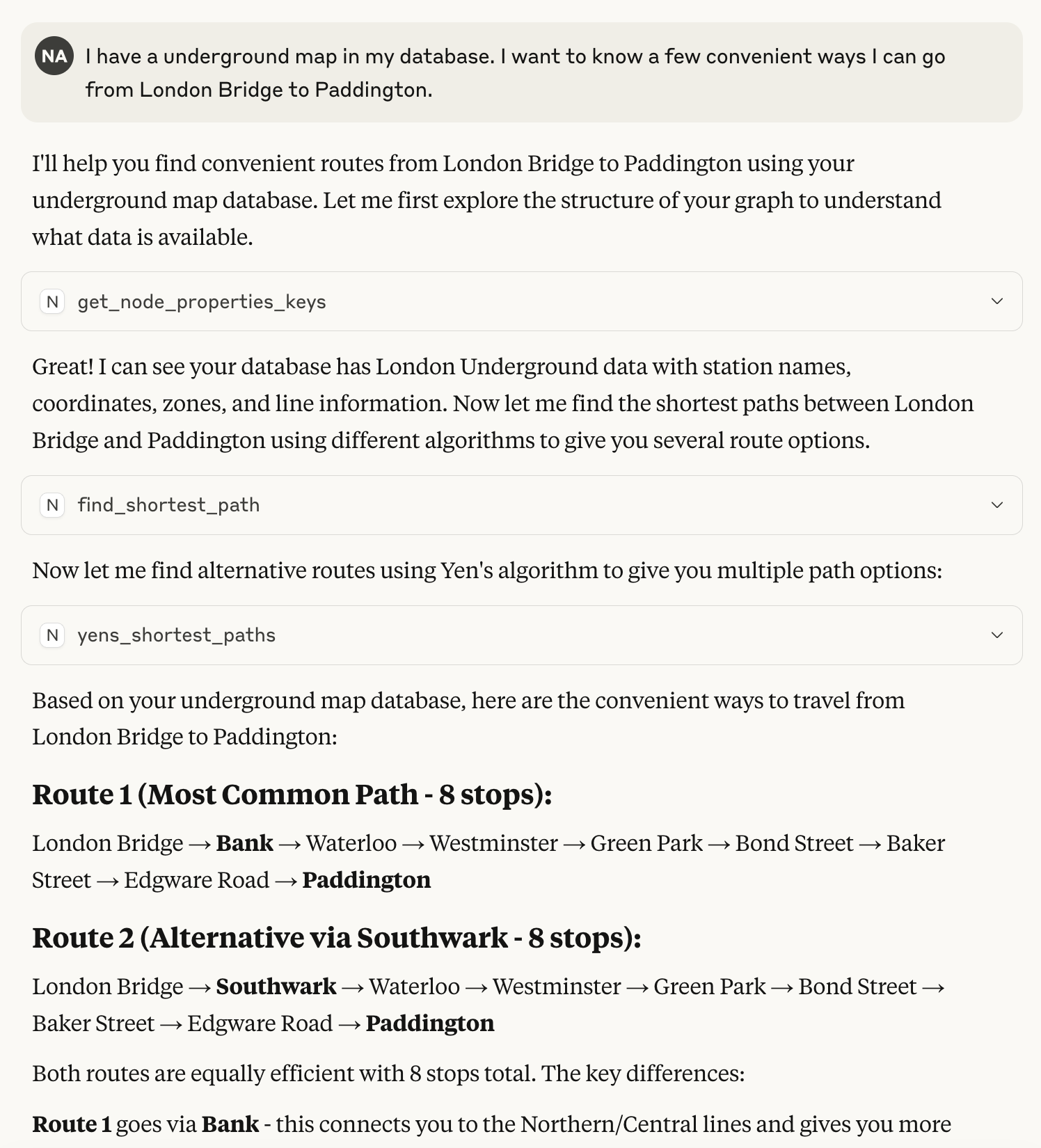 gds agent london underground example