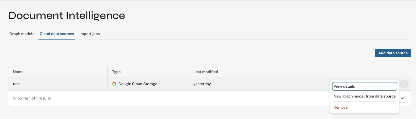 cloud data sources