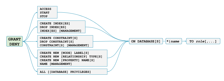grant privileges database