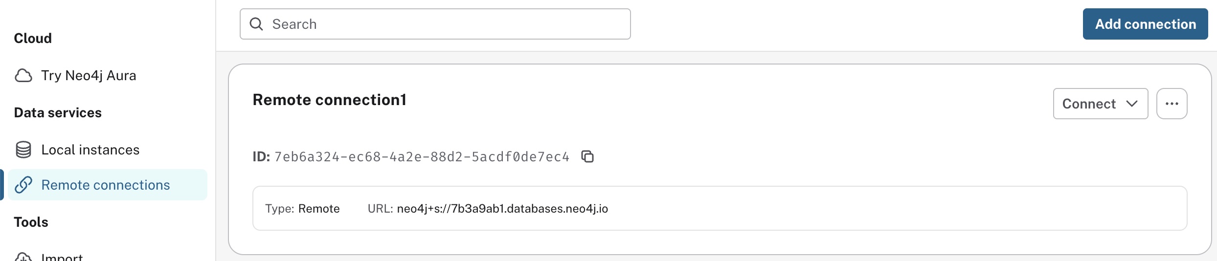 remote connection card
