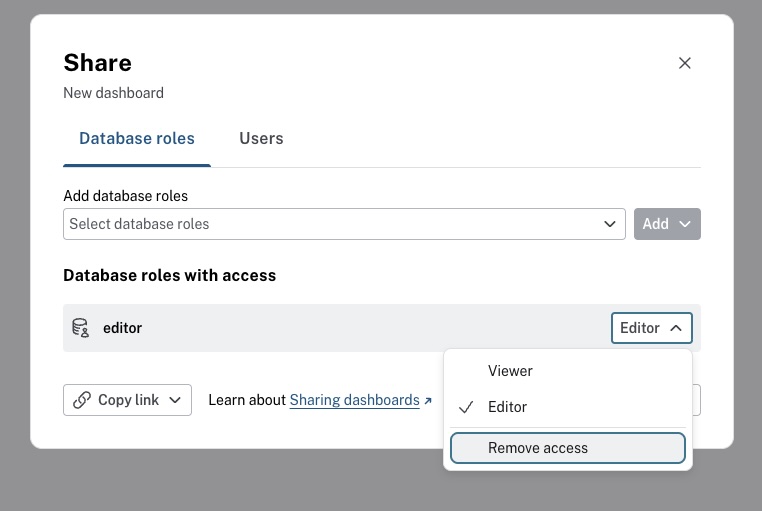 remove dash access