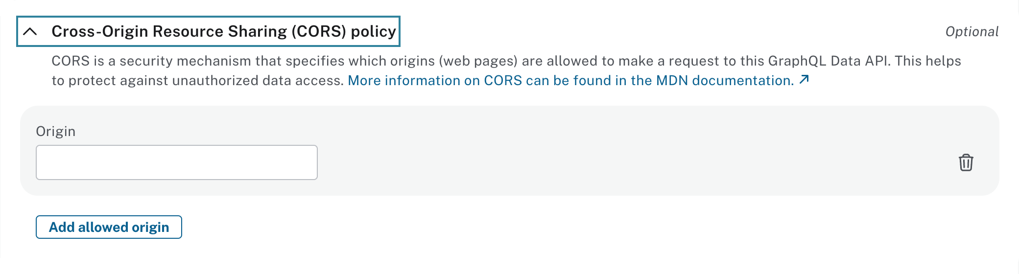 cors policy