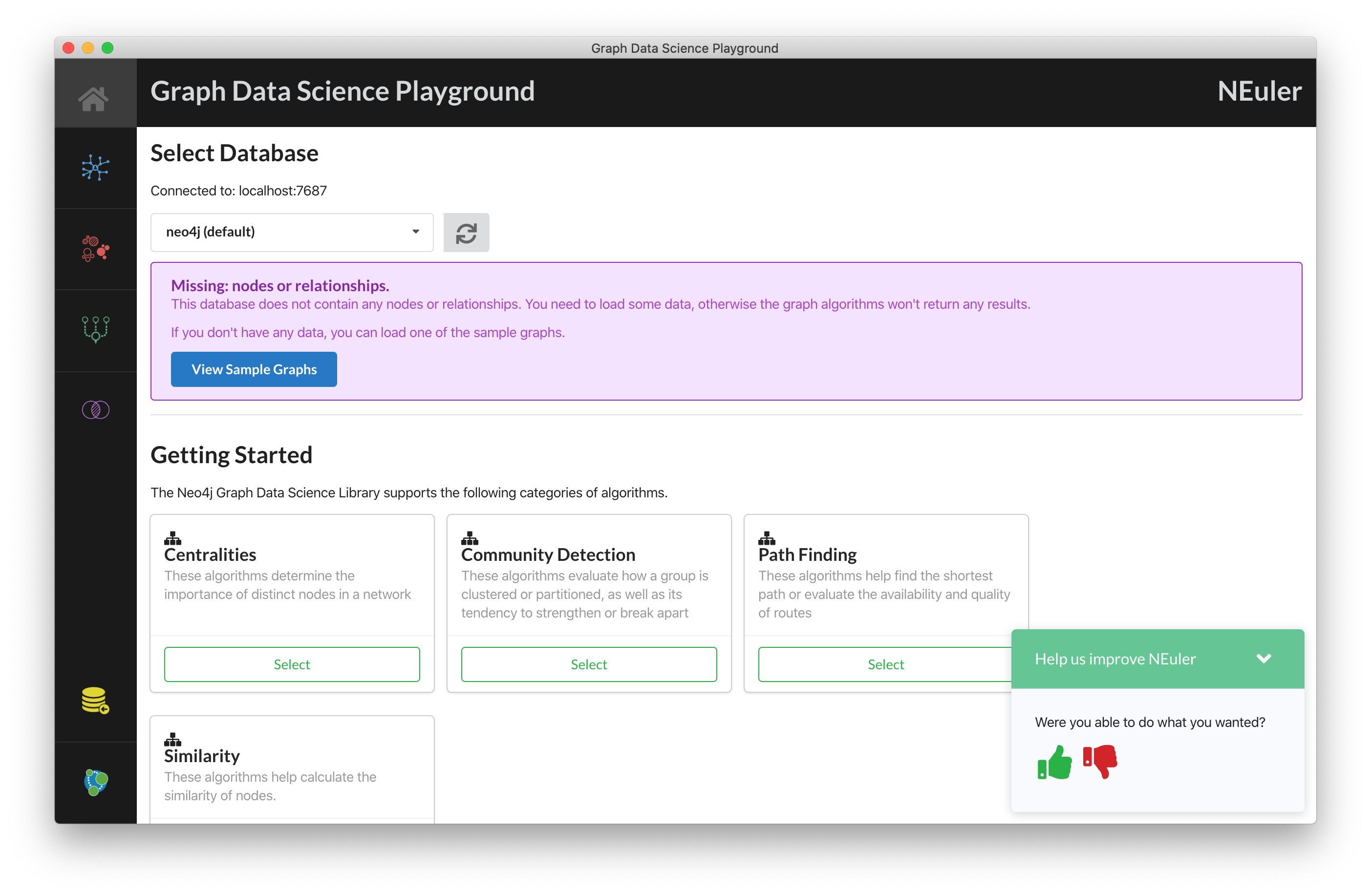 Graph Data Science Playground Started