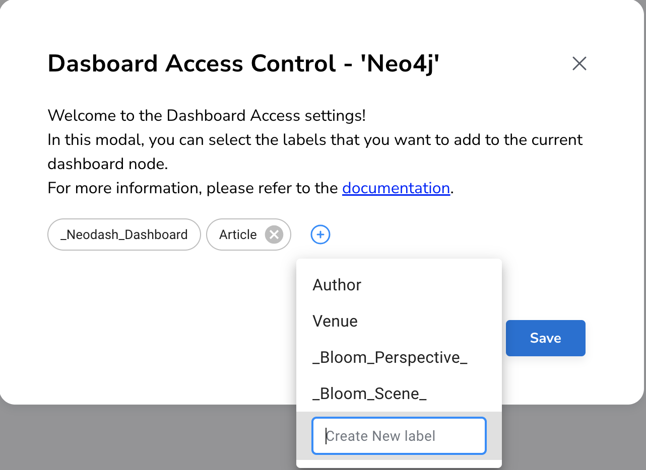 Dashboard Access Control